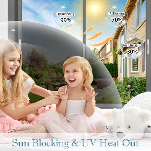 30% VLT Transparent Window Film for Glass Doors & Storefronts - Heat Control & UV Blocking