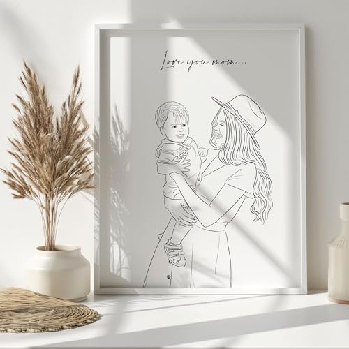 Custom Hand-Drawn Portrait Illustration from Your Photo