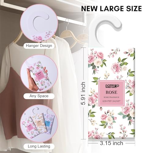 12-Pack Scented Sachets for Closets, Drawers, and Car Air Freshener