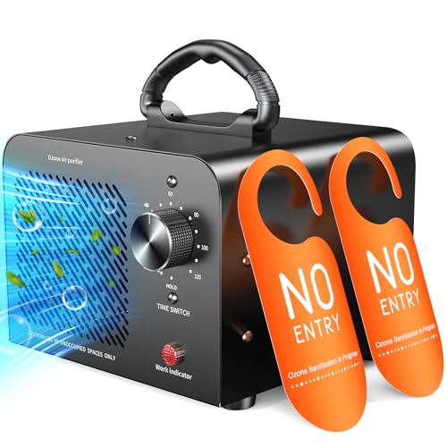 48,000mg Ozone Generator Air Purifier and Odor Eliminator for Home, Car, and Smoke