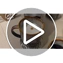 TheTerra Ceramic Mugs Set of 4 14.2oz Cocoa Mocha - Lead-Free Reactive Glaze
