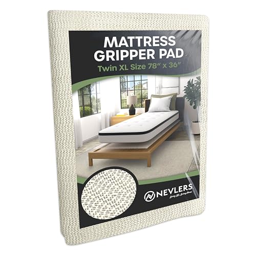 Twin XL Non-Slip Mattress Gripper Pad | 78" x 36" Bed Stopper