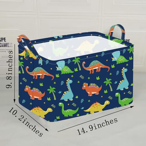 Rectangular Nursery Storage Basket - Foldable Toy Bin & Laundry Hamper