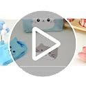 Uiifan Blue Ceramic Cat Mug with Lid & Paw Spoon - Gift Set for Women & Mom