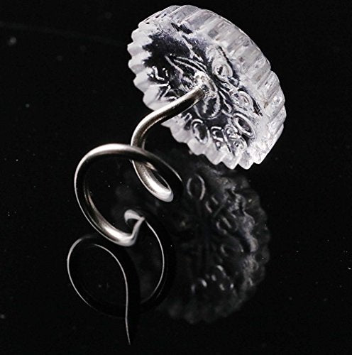 30 Pcs Clear Twist Pins for Upholstery and Slipcovers