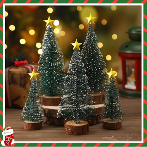 Leinuosen 120-Pack Mini Gold Star Tree Toppers 2cm garantir Holiday Craft Decor