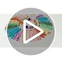 Boho Felt Pom Pom Tassel Garland - Colorful 6.5ft Wall Hanging Decor