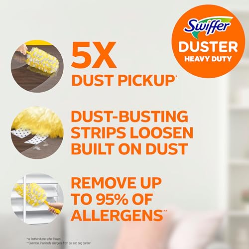 Swiffer Heavy Duty Multi-Surface Duster Refills, Unscented, 11 Count