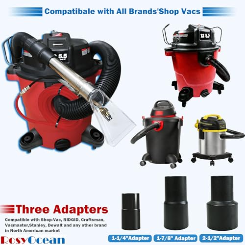 Shop Vacuum Extractor Attachment for Carpet and Upholstery Cleaning
