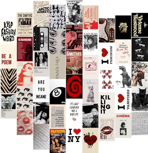 Downtown Girl Wall Collage Kit 50Pcs Y2K Room Decor Aesthetic Vintage Posters