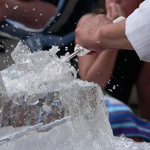 Svaitend Silver Aluminium Ice Pick - Kitchen & Bar Ice Crusher & Tea Tool
