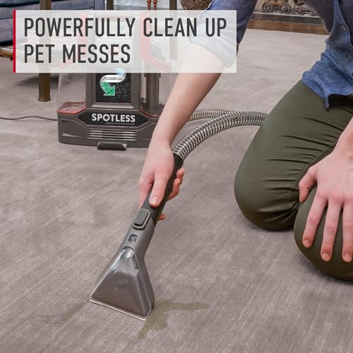 Portable Carpet and Upholstery Spot Cleaner Machine with Self-Cleaning