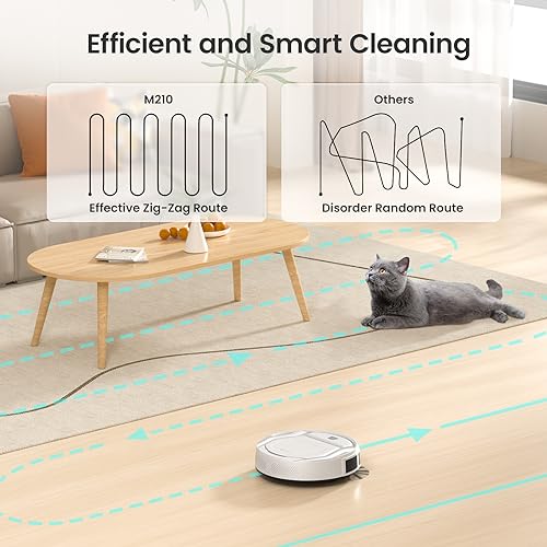 Lefant M210 Robot Vacuum Cleaner for Pet Hair, Wi-Fi & Alexa Control