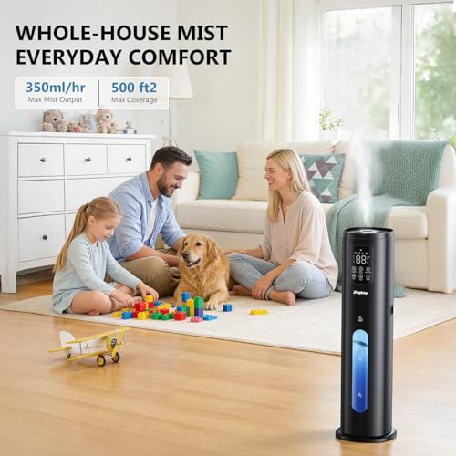 7L Smart Cool Mist Humidifier for Large Rooms with Remote & App