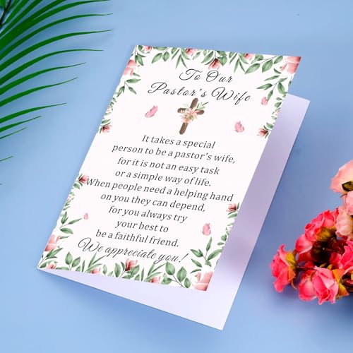 Pastors Wife Appreciation Card - Christian Thank You Greeting Card
