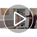71-Inch Metal Wardrobe Closet with Hanging Rod, 2 Doors, and Shelves