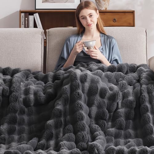 Electric Heated Blanket Throw with 10 Heat Levels & Auto-Off