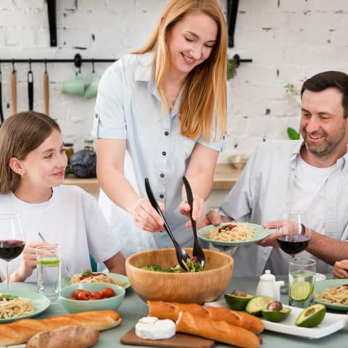 18-Piece Heavy Duty Plastic Serving Utensils Set - Disposable Buffet Tongs