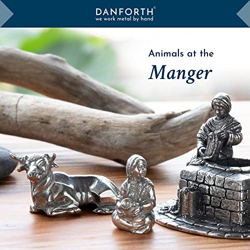 Danforth Nativity Angels Set - Handcrafted Pewter Religious Figurines