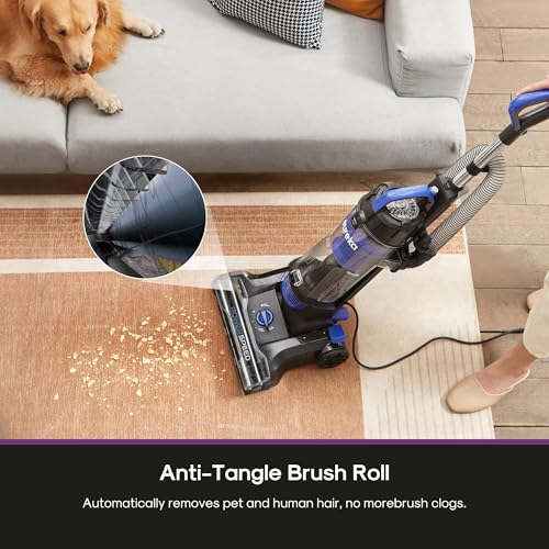 Eureka PowerSpeed Lightweight Upright Vacuum Cleaner for Carpet and Hard Floor