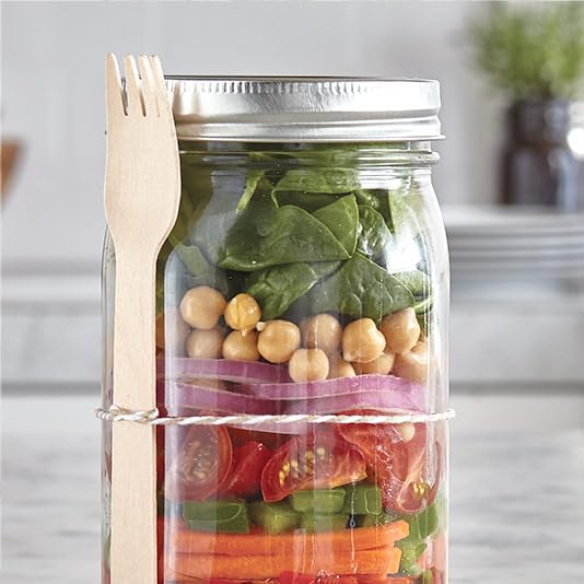 Regular Mouth Mason Jar Lids for Canning & Preserving - 96 Count