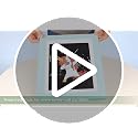 2-Pack 10x12.5 White Kids Art Frames with Magnetic Front-Opening Door
