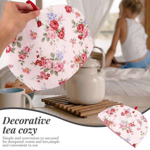 Vintage Floral Insulated Teapot Cozy - Cotton Tea Pot Warmer Cover