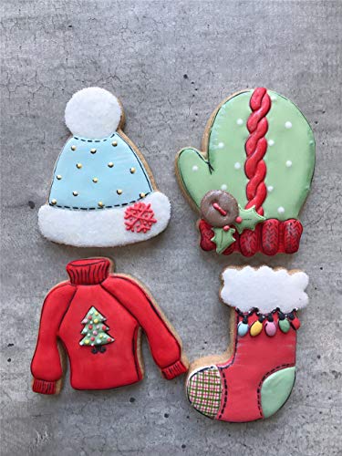LILIAO Christmas Stocking Cookie Cutter - 2.7 x 3.7 inches, Food-Grade Steel