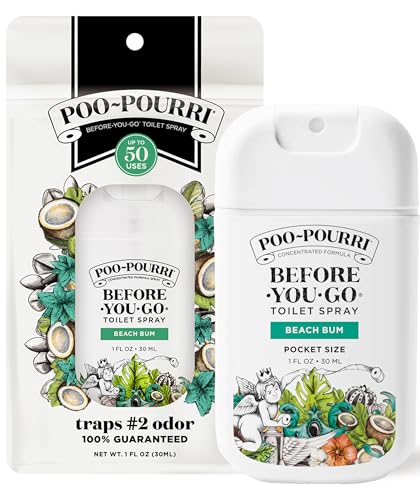Poo-Pourri Beach Bum Before-You-Go Pocket Toilet Spray 1 Fl Oz