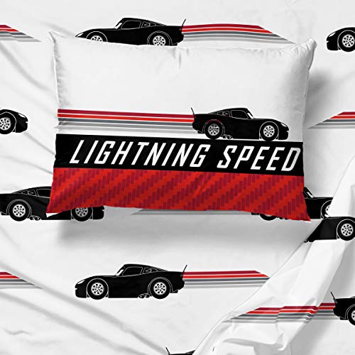 Disney Pixar Cars Twin Comforter Set - 5 Piece Kids Bedding, Gray - Variation of THIS listing: 5 Piece Twin / Gray - Cars
