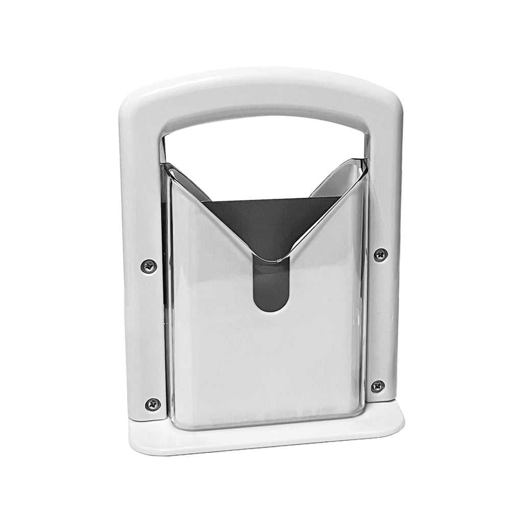 Bagel Slicer, Bagel Cutter Stainless Steel (White)