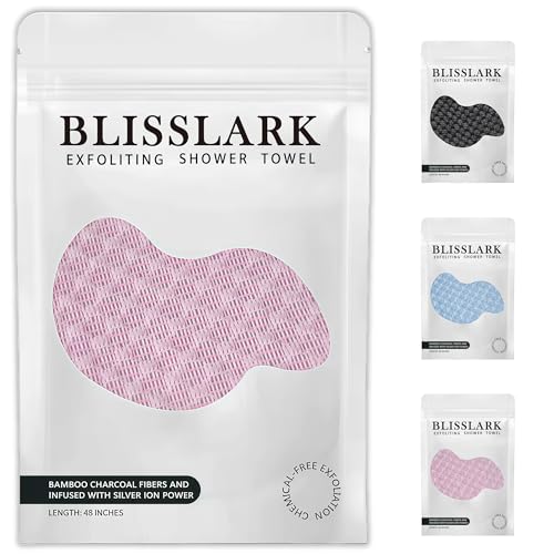 Pink Blissal Exfoliating Shower Towel 48