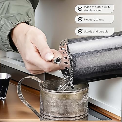 Professional Cocktail Strainer with Detachable Spring - Stainless Steel Bar Tool for Shakers & Glasses