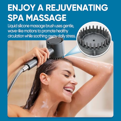 5-Mode Handheld Filtered Shower Head with Chlorine Removal Filter