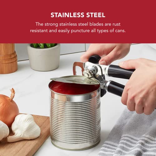 KitchenAid Classic Multifunction Can Opener and Bottle Opener - Black