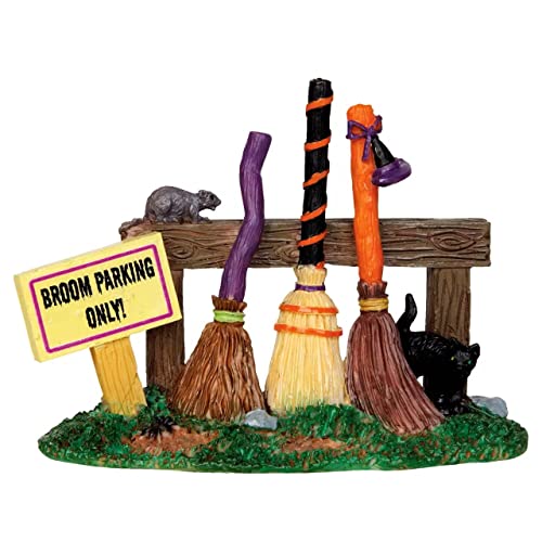 Witches' Broom Parking Rack for Halloween and Christmas Villages