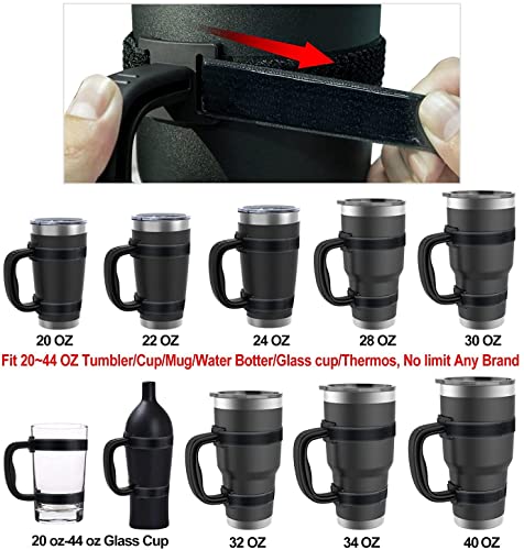 Adjustable Anti-Slip Tumbler Handle for 20oz to 40oz Insulated Cups