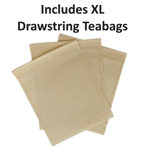 The Southern Standard - Premium Organic Iced Tea Bags - 70/30 Blend (70% Black, 30% Green and White), 50 XL Bags (1/2 Pound. Makes 25 Gallons.)