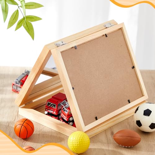 Foldable 3-Panel Montessori Learning Mirror for Classroom and Home Use