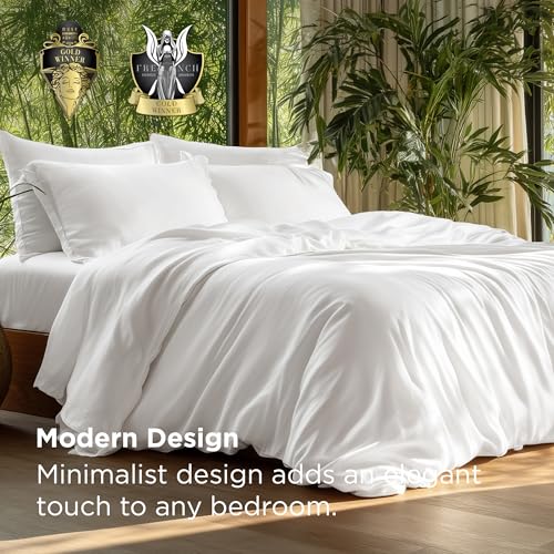 Cooling Duvet Cover Set - King Size, Bamboo Viscose, 3 Pieces