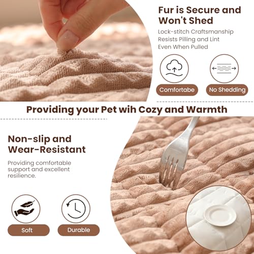 Non-Slip Dog Couch Cover - Soft Plush Pet Sofa Furniture Protector