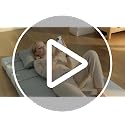 Full Size Tri-Fold Futon Mattress, Corduroy Foldable Floor Bed & Lounge