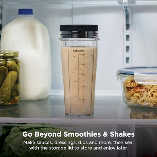 Ninja Nutri-Blender Plus Personal Blender BN301 with Three 20oz Cups and 900-Peak-Watt Motor