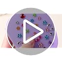24 Pcs DIY Hand Mirror Craft Kit for Kids with Diamond Stickers