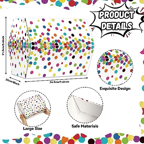 Confetti Treasure Chest Box for Classroom Rewards and Toy Storage
