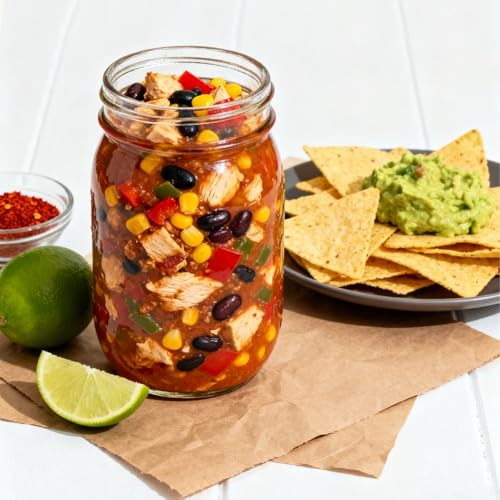 32 oz Wide Mouth Mason Jars with Lids (2 Pack) - 1 Quart Glass Canning Jars