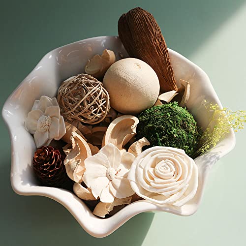 Jasmine Scented Potpourri Bowl Filler, 12oz Natural Dried Botanical Blend