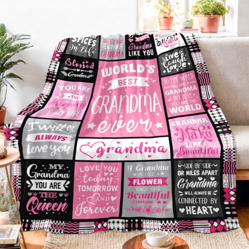 Grandma Gifts 60x80 Fleece Blanket - Best Grandma Ever Cozy Throw (Variation: Grandma Gifts / 60x80) PVDSAVE