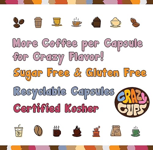 Crazy Cups Christmas Coffee Variety Pack, 50 Count – Holiday Pods
