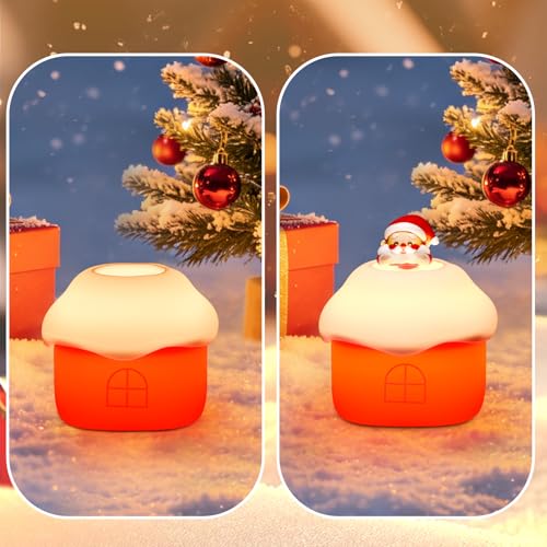 Santa Silicone Night Light - Licensed Christmas Decor & Gift